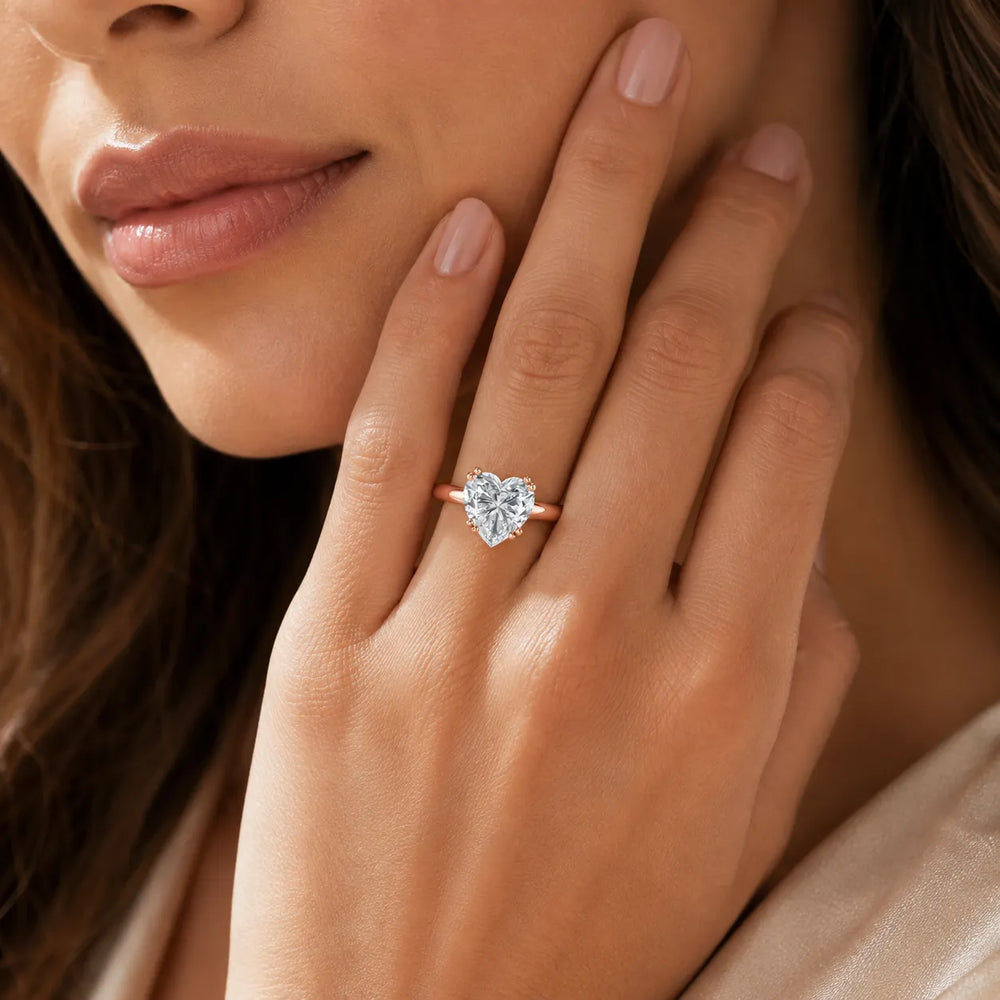 Elegant Solitaire Ring with Refined Prong Setting