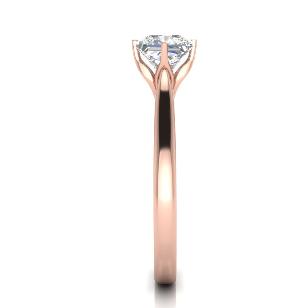Classic Solitaire Engagement Ring with Refined Setting