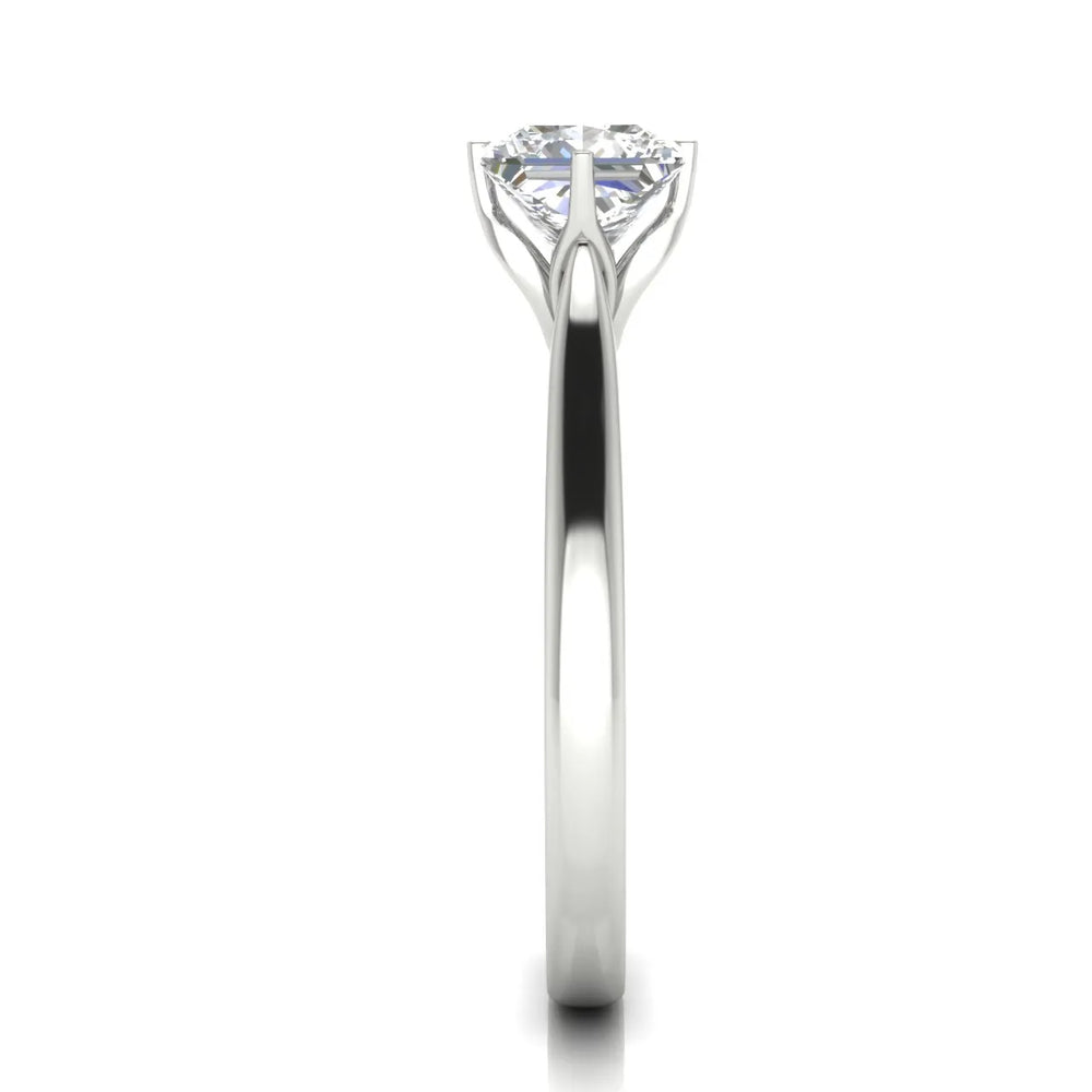 Classic Solitaire Engagement Ring with Refined Setting