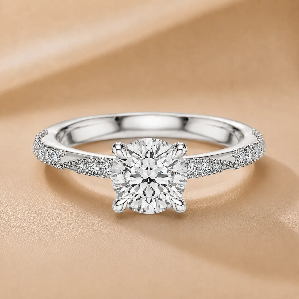 Classic Engagement Ring with Modern Luxury and Refined Beauty