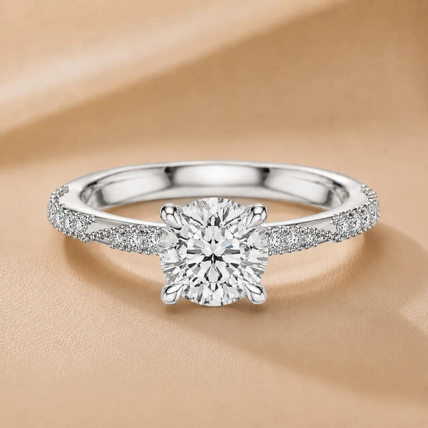 Classic Engagement Ring with Modern Luxury and Refined Beauty