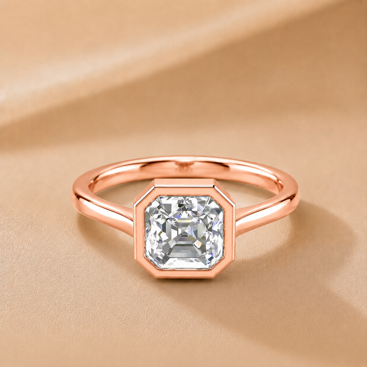 Romantic Halo Solitaire Ring