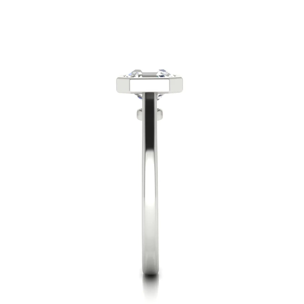 Romantic Halo Solitaire Ring