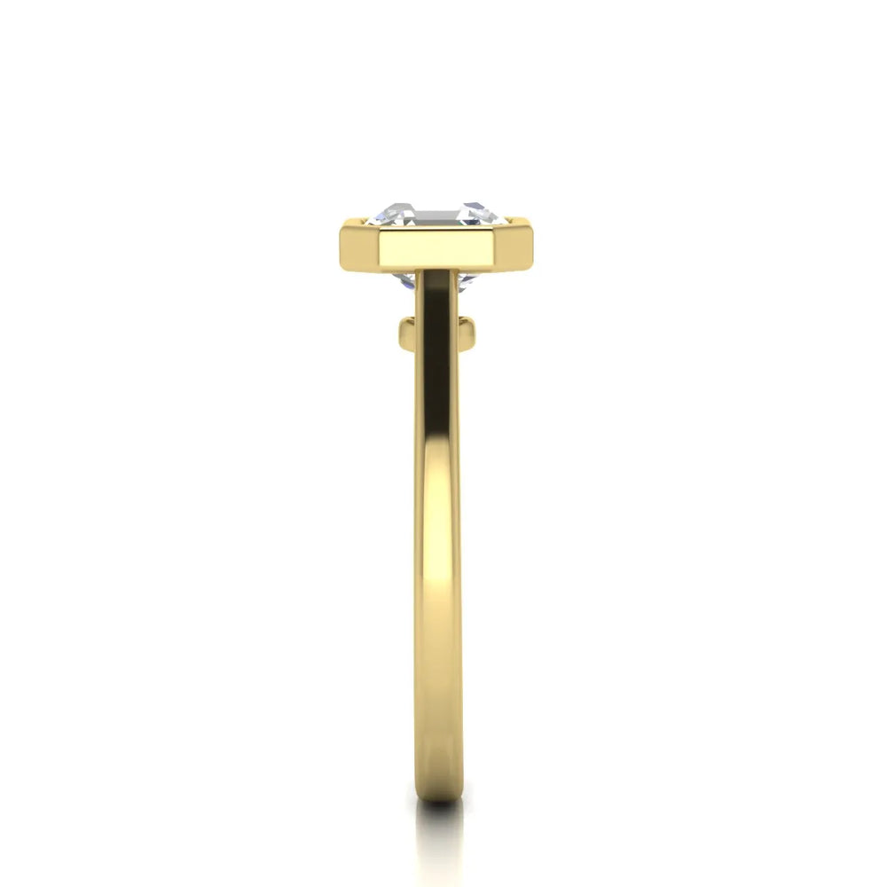 Romantic Halo Solitaire Ring