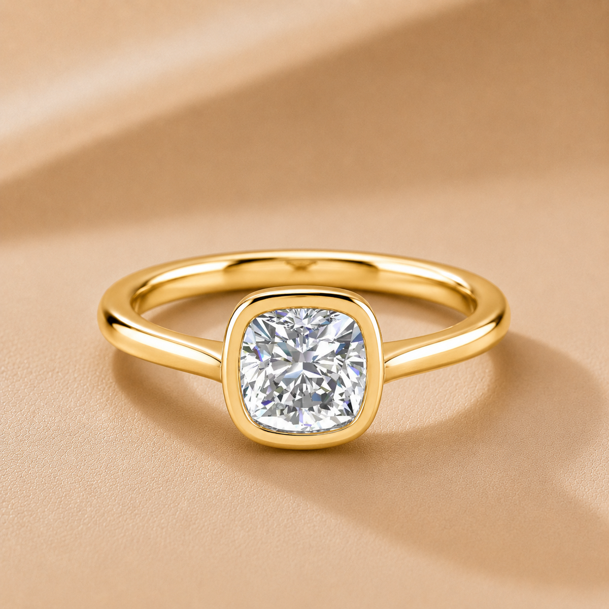 Romantic Halo Solitaire Ring
