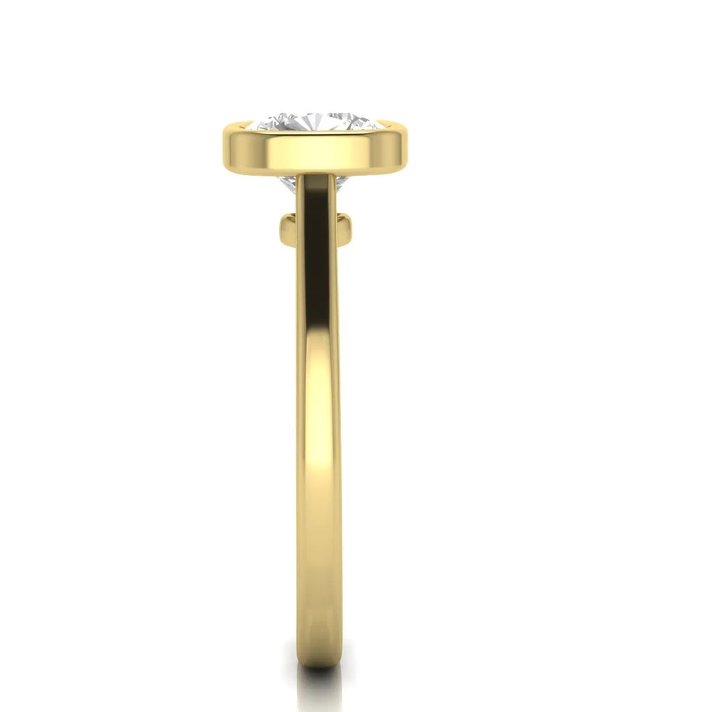 Romantic Halo Solitaire Ring