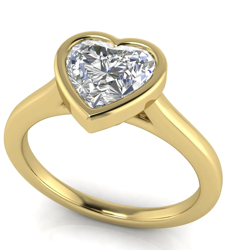 Romantic Halo Solitaire Ring