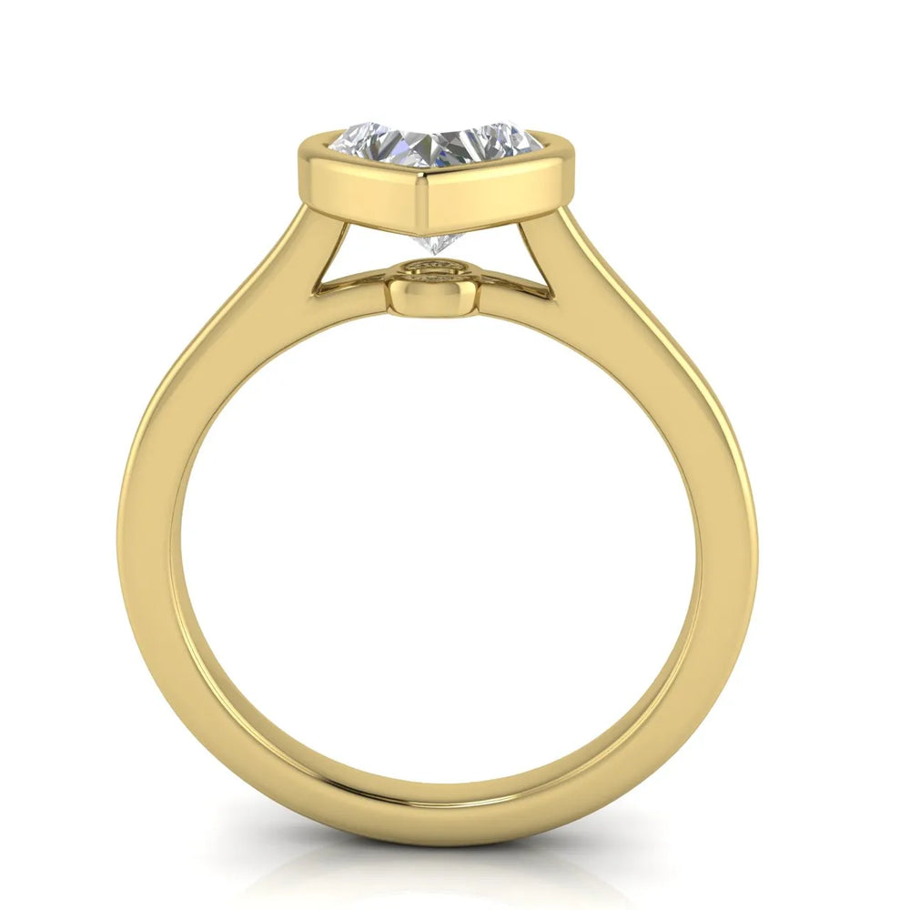 Romantic Halo Solitaire Ring
