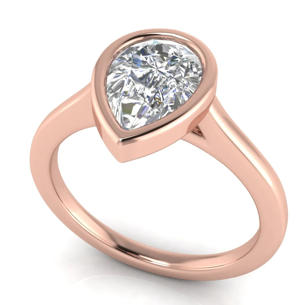 Romantic Halo Solitaire Ring