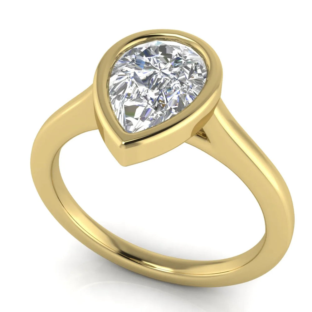 Romantic Halo Solitaire Ring