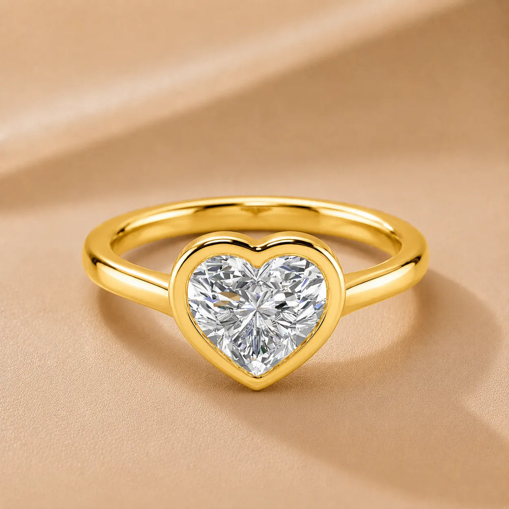 Romantic Halo Solitaire Ring