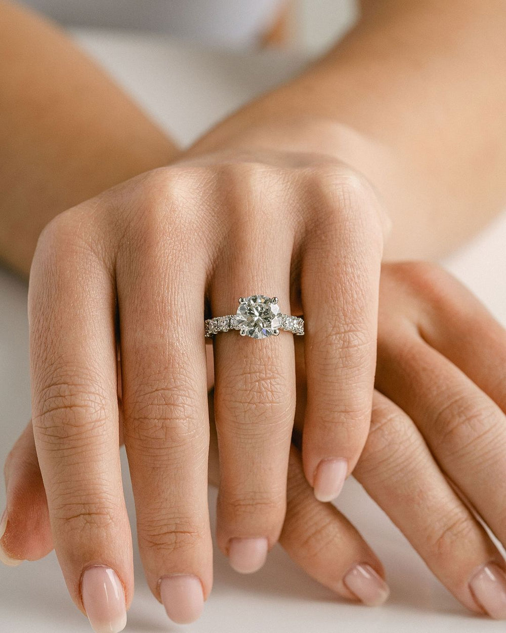 Round Brilliant Cut Labgrown Engagement Ring