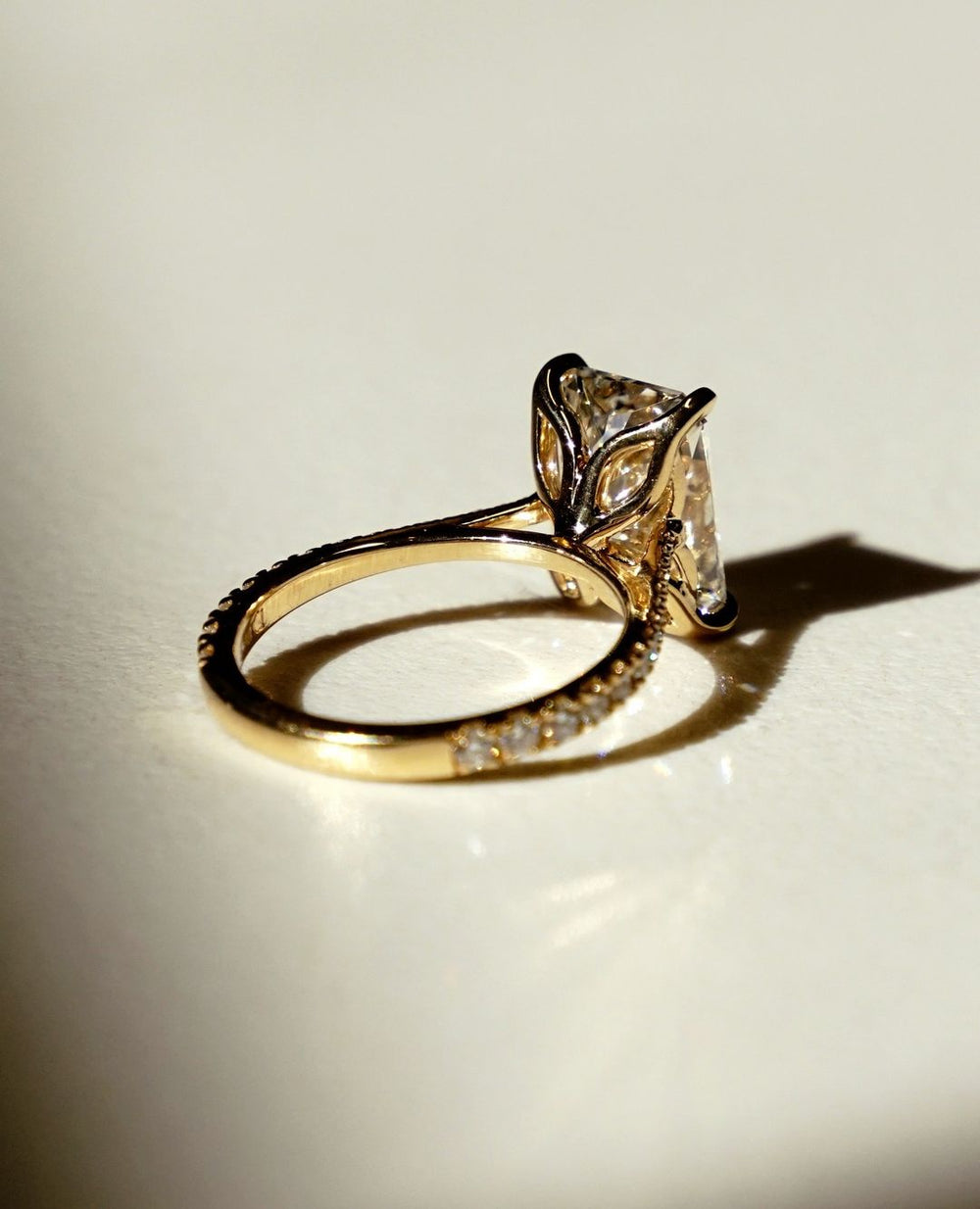 Radiant Cut Labgrown Engagement Ring