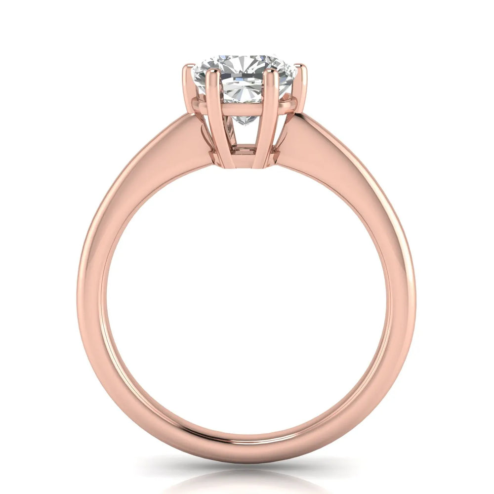 Elegant Solitaire Ring with Classic Prong Setting