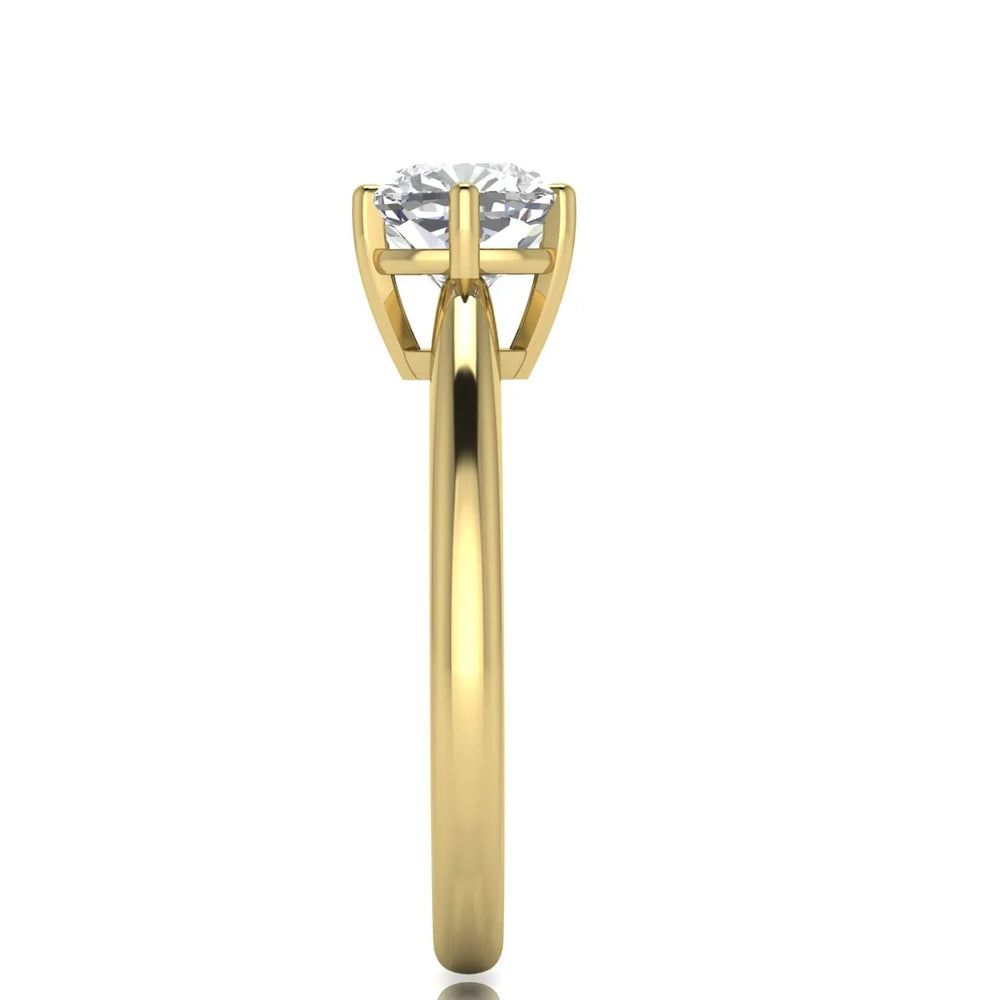 Elegant Solitaire Ring with Classic Prong Setting