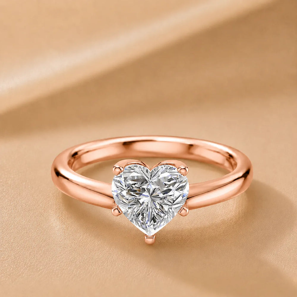 Elegant Solitaire Ring with Classic Prong Setting