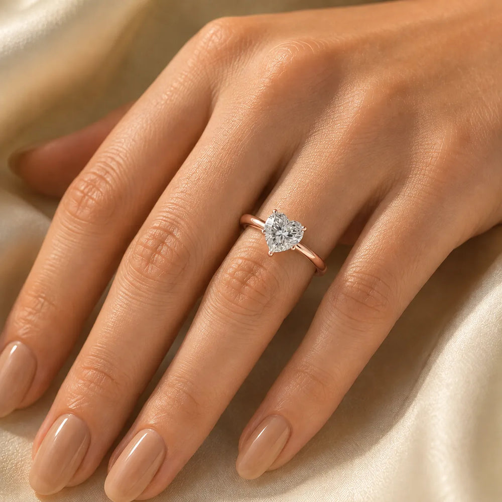 Elegant Solitaire Ring with Classic Prong Setting