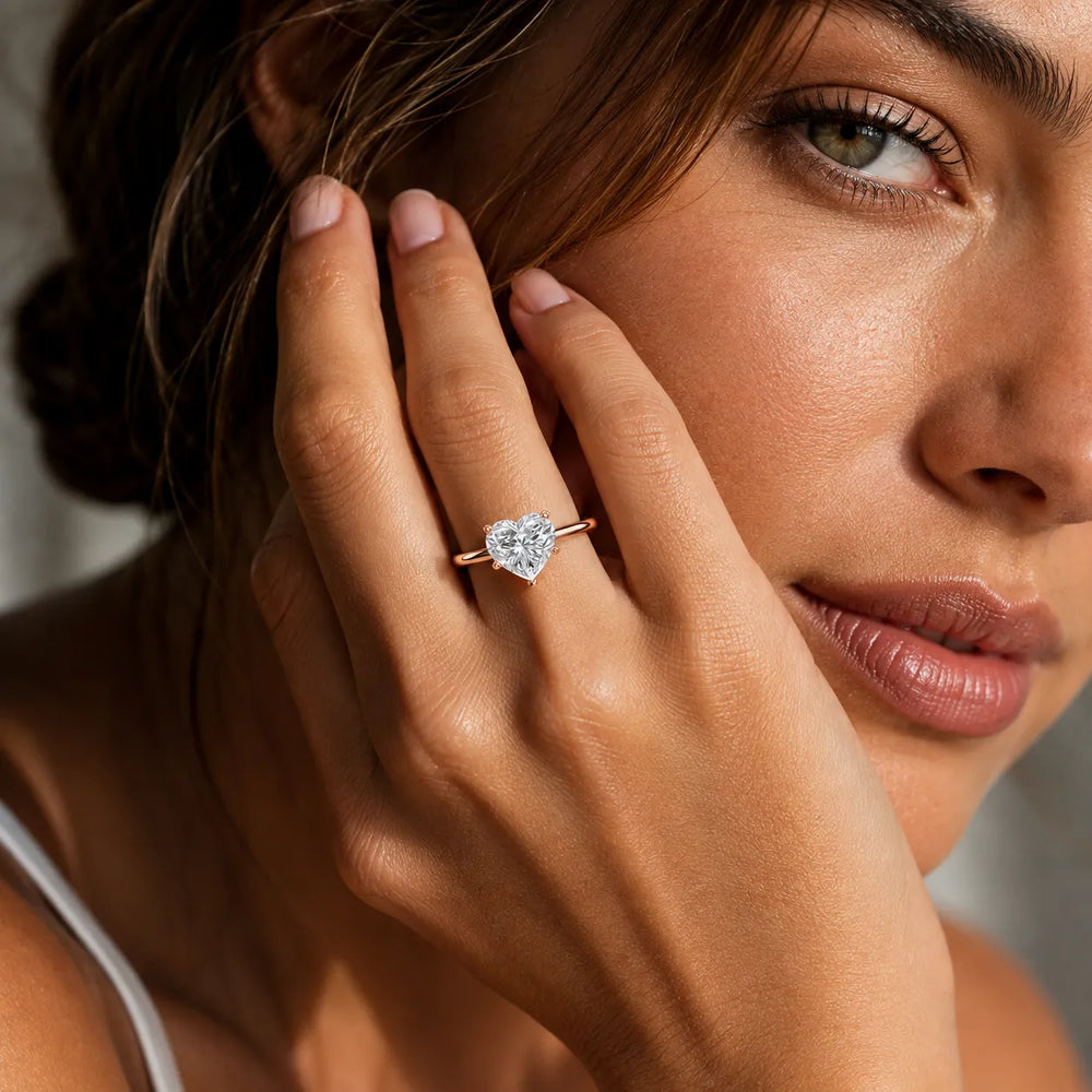 Elegant Solitaire Ring with Classic Prong Setting