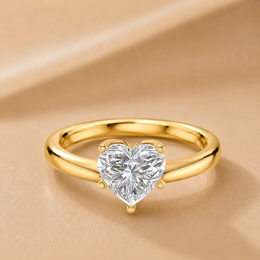 Elegant Solitaire Ring with Classic Prong Setting