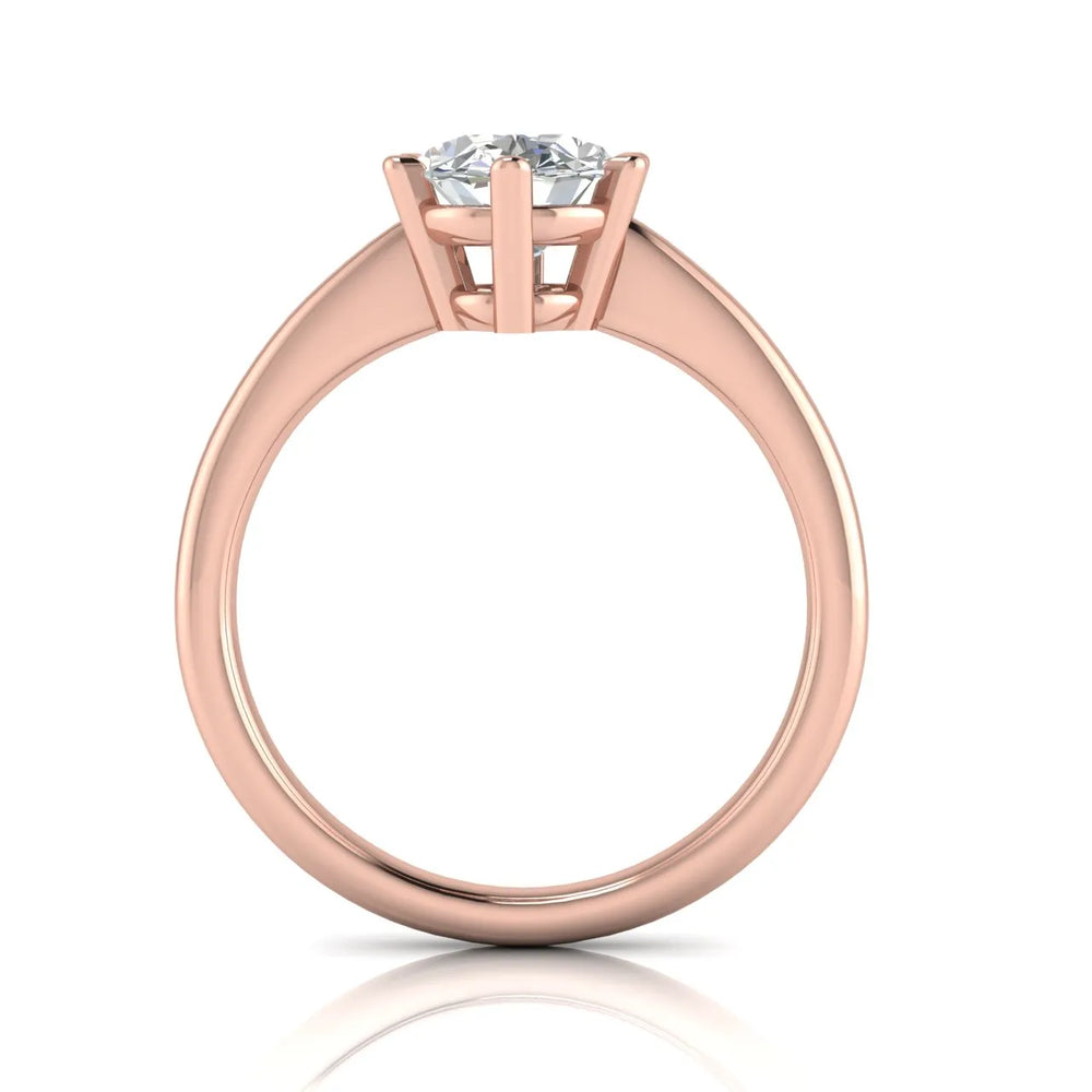 Elegant Solitaire Ring with Classic Prong Setting