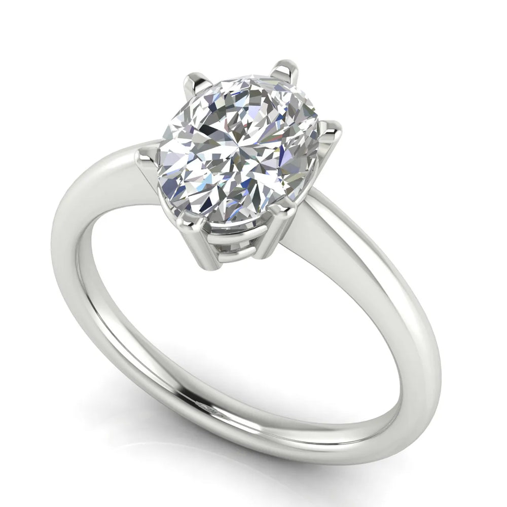 Elegant Solitaire Ring with Classic Prong Setting