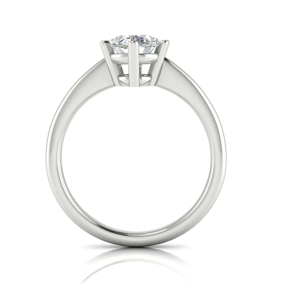 Elegant Solitaire Ring with Classic Prong Setting