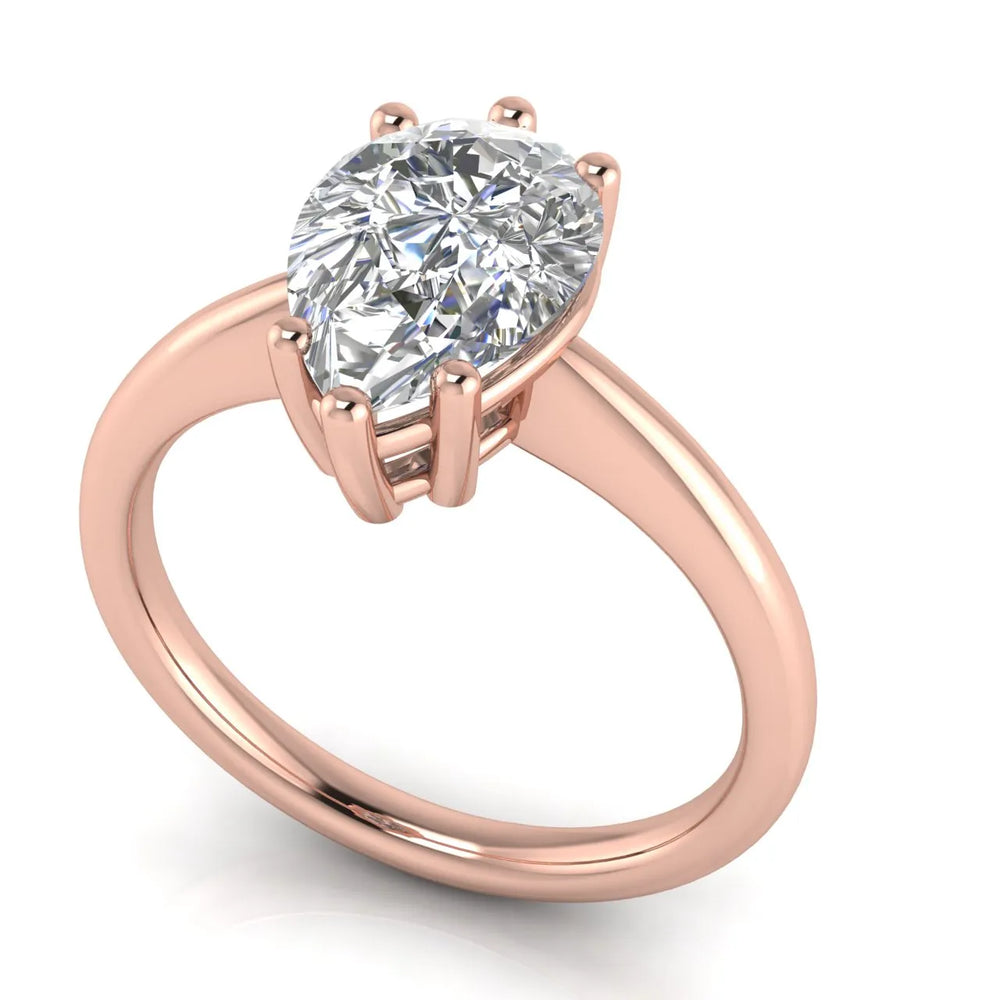 Elegant Solitaire Ring with Classic Prong Setting