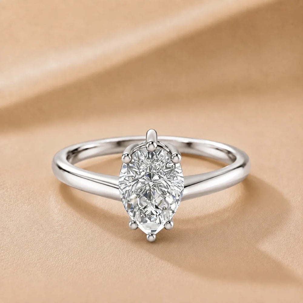 Elegant Solitaire Ring with Classic Prong Setting
