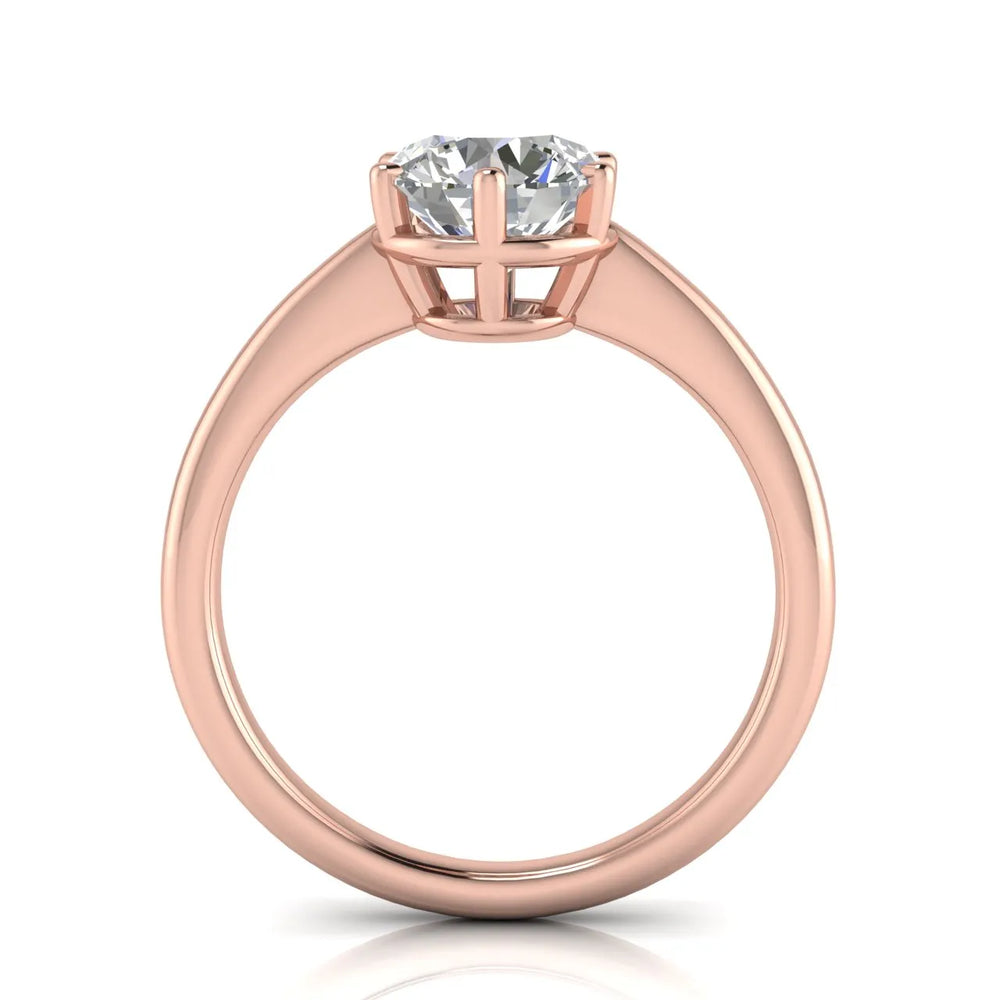 Elegant Solitaire Ring with Classic Prong Setting