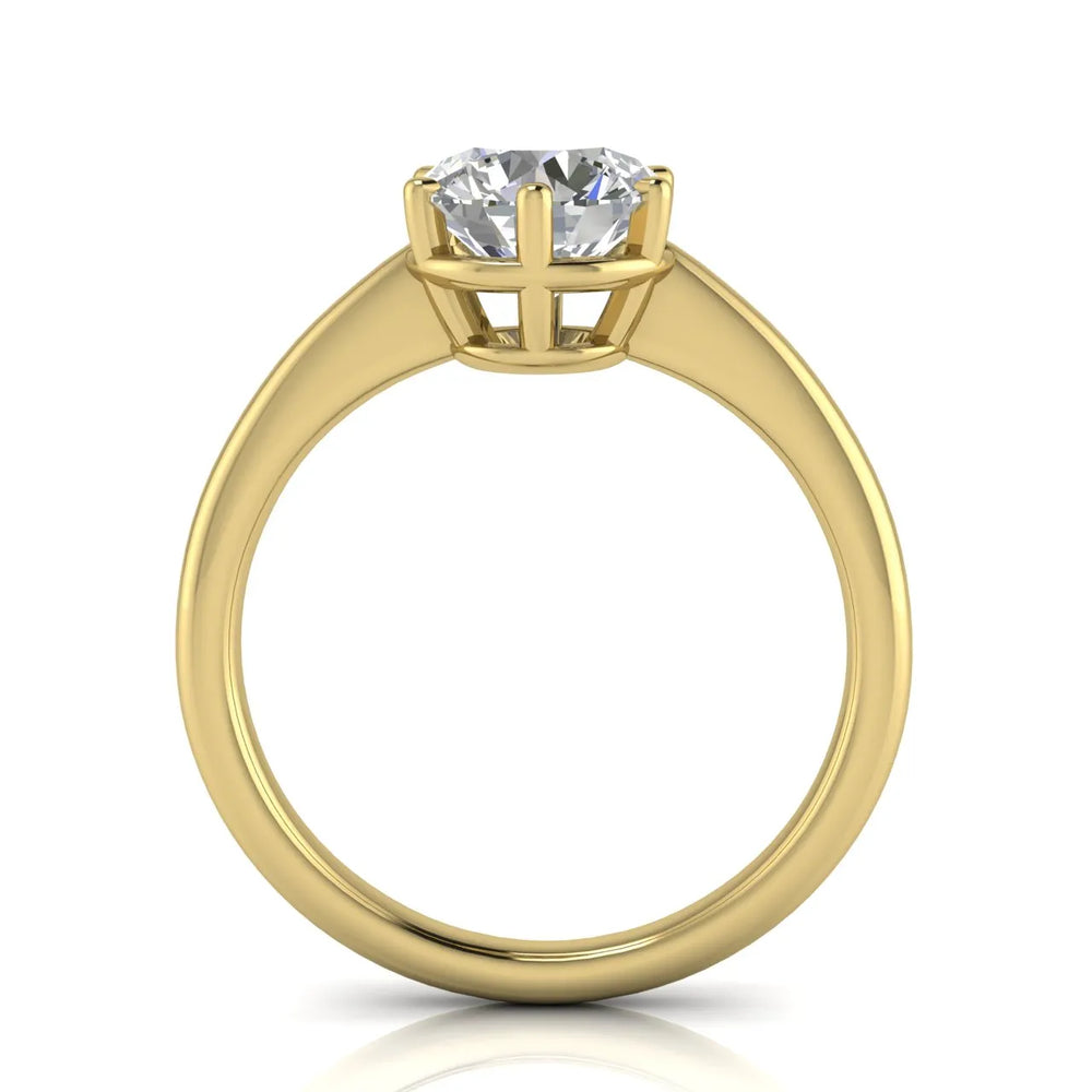 Elegant Solitaire Ring with Classic Prong Setting