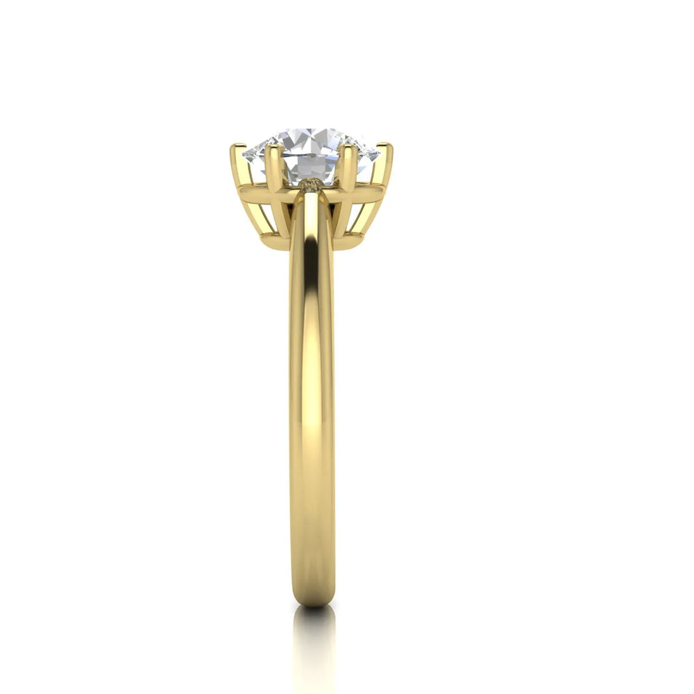 Elegant Solitaire Ring with Classic Prong Setting