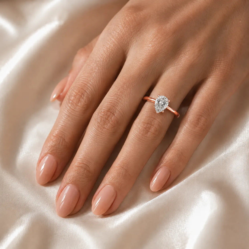 Romantic Solitaire Ring with Classic Setting