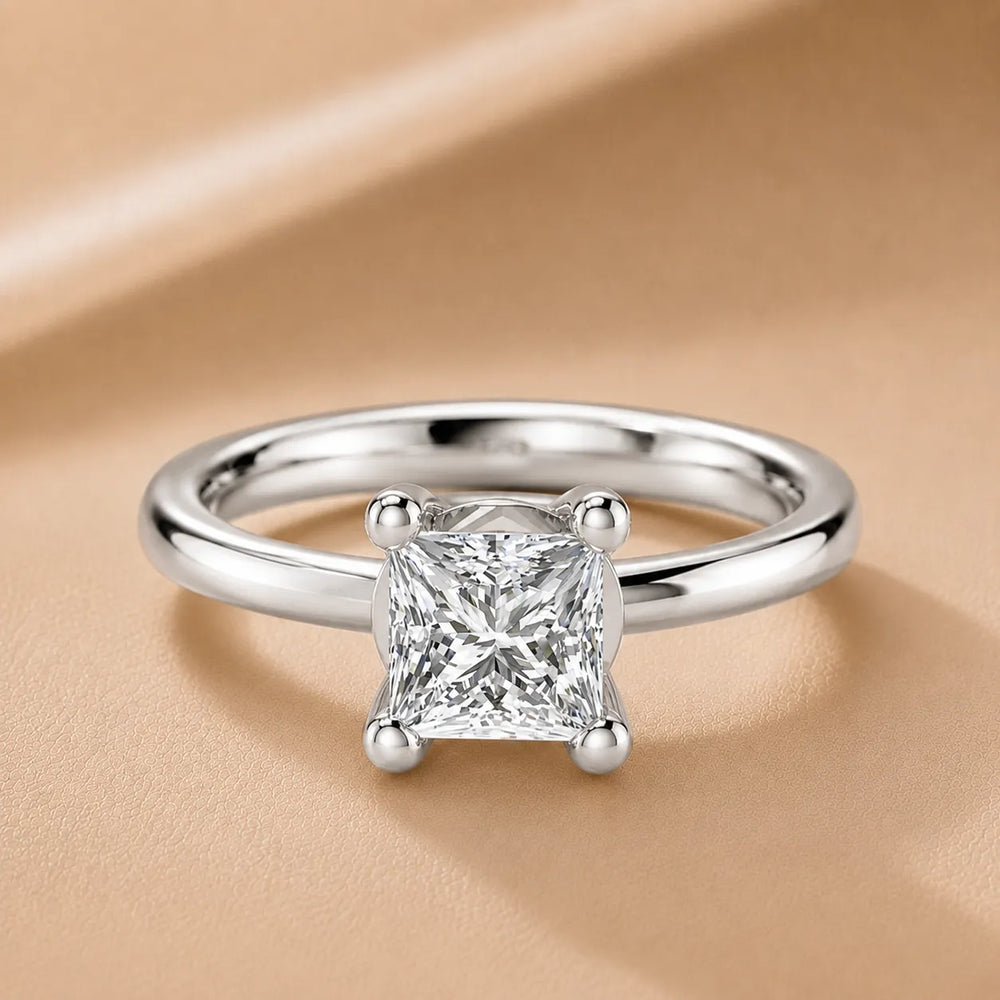 Romantic Solitaire Ring with Classic Setting