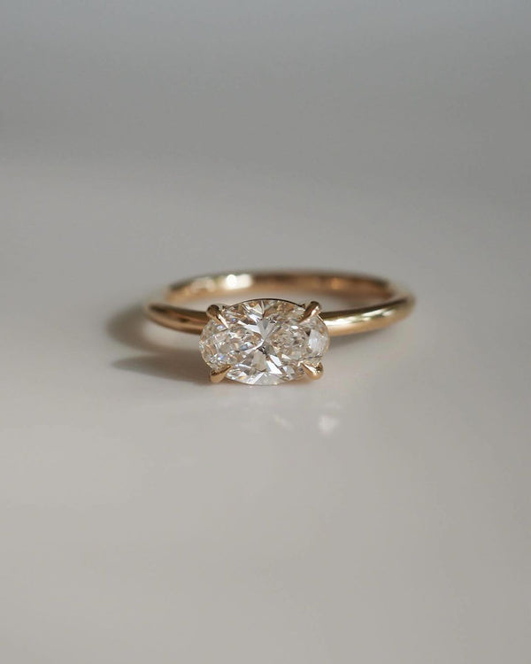 Oval Cut Labgrown Engagement Ring