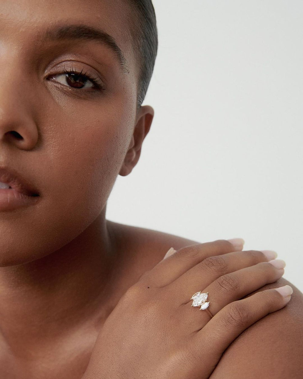 Marquise Cut Labgrown Engagement Ring