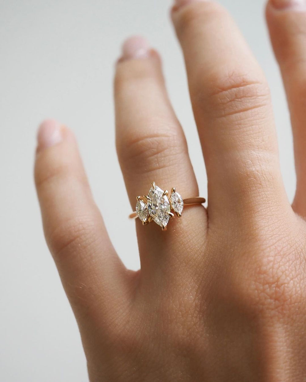 Marquise Cut Labgrown Engagement Ring