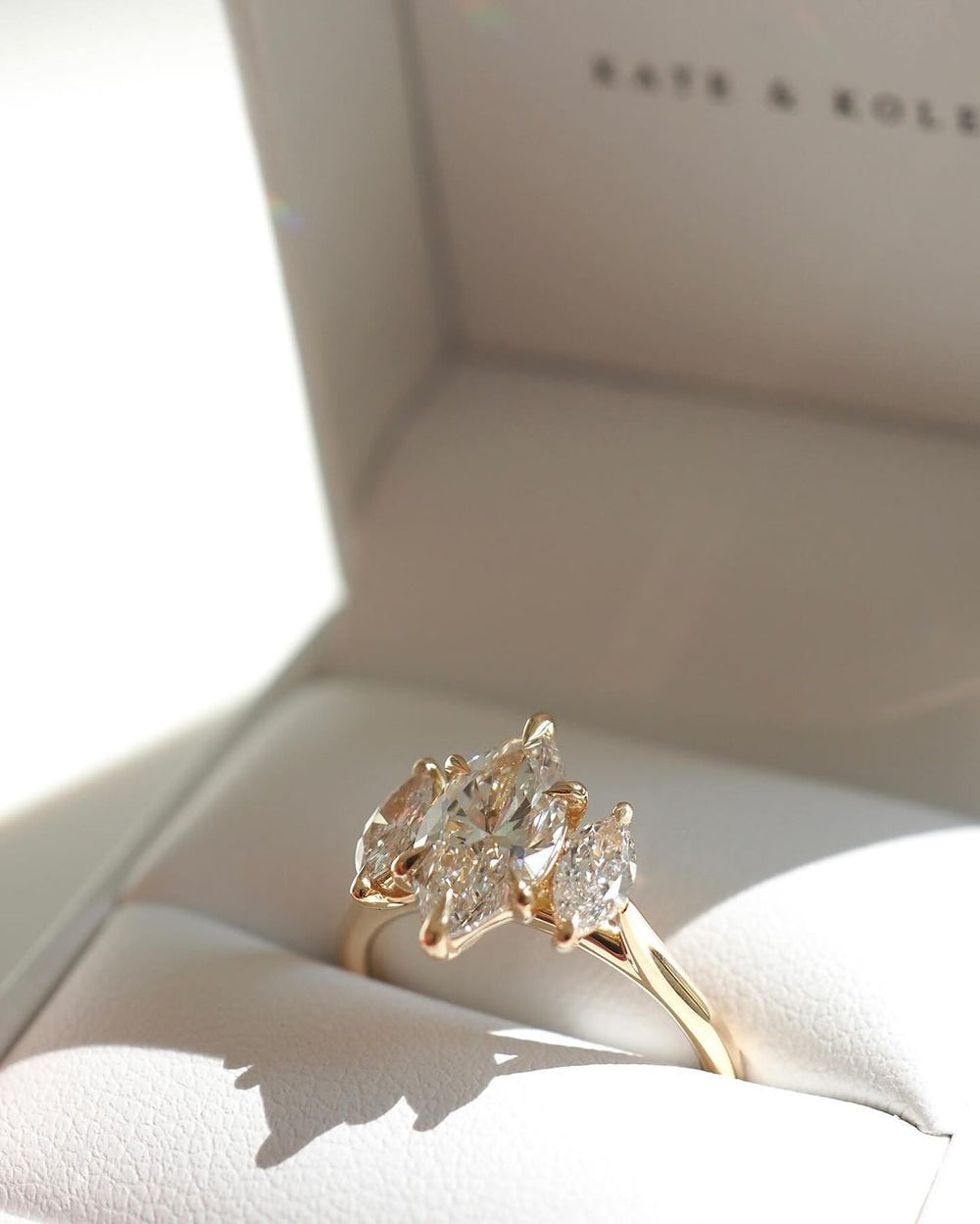Marquise Cut Labgrown Engagement Ring