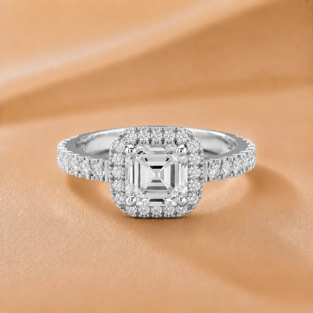Stella Halo Diamond Engagement Ring