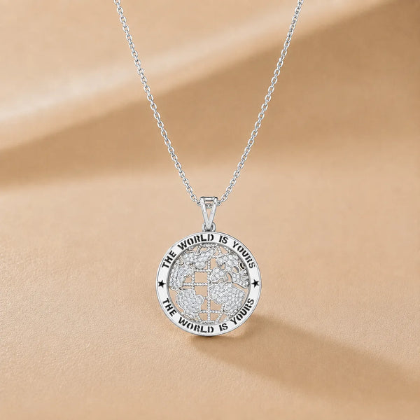 Symbolic World Disc Necklace