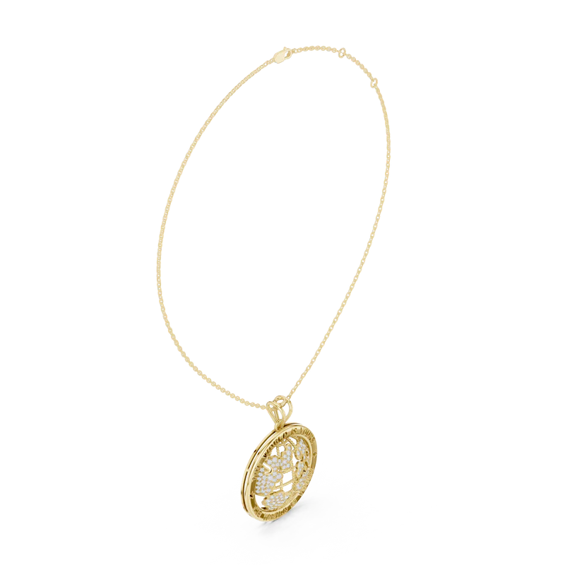 Symbolic World Disc Necklace