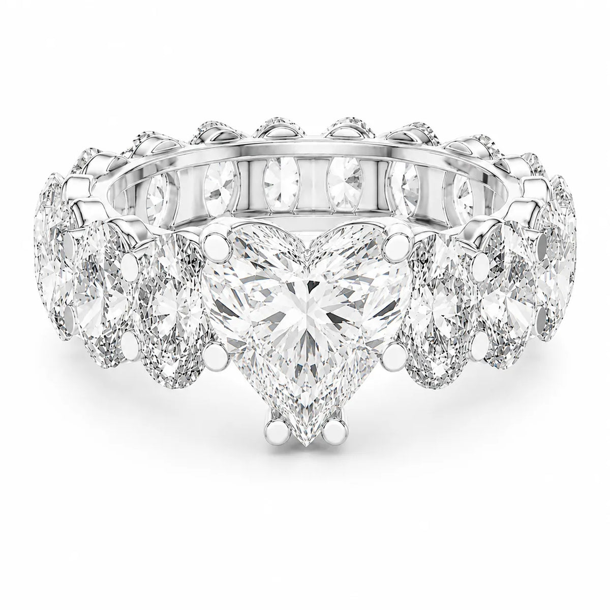 The Everlasting Grace Ring with Oval Diamond