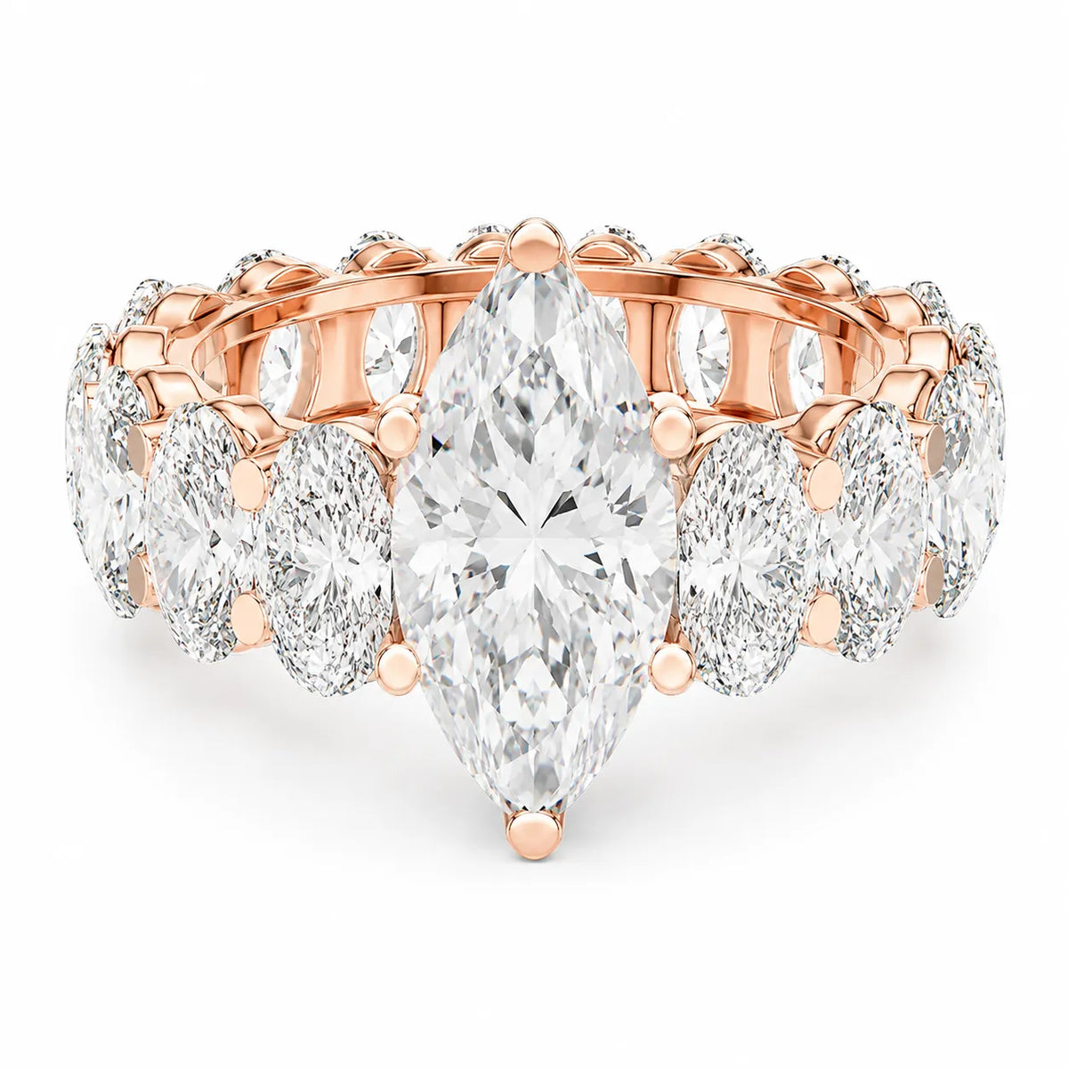 The Everlasting Grace Ring with Oval Diamond
