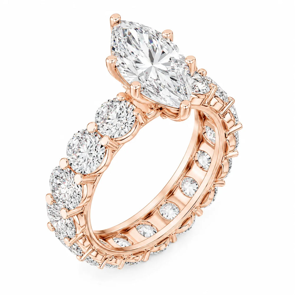 The Everlasting Grace Ring with Oval Diamond