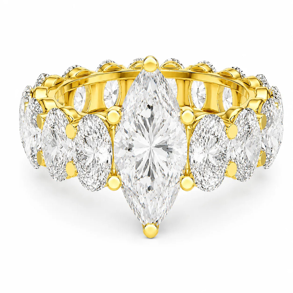 The Everlasting Grace Ring with Oval Diamond