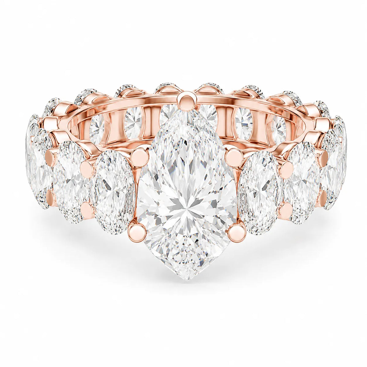 The Everlasting Grace Ring with Oval Diamond