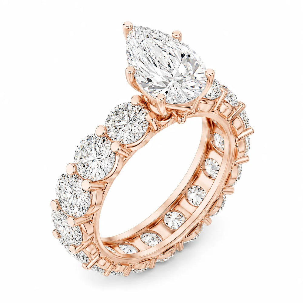 The Everlasting Grace Ring with Oval Diamond