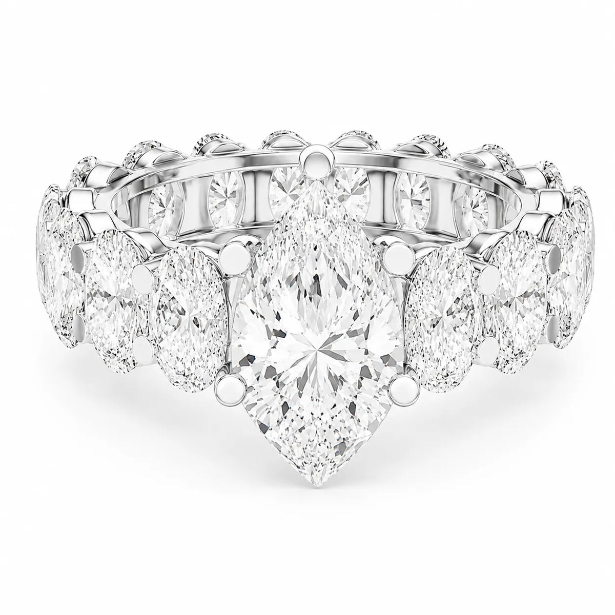The Everlasting Grace Ring with Oval Diamond