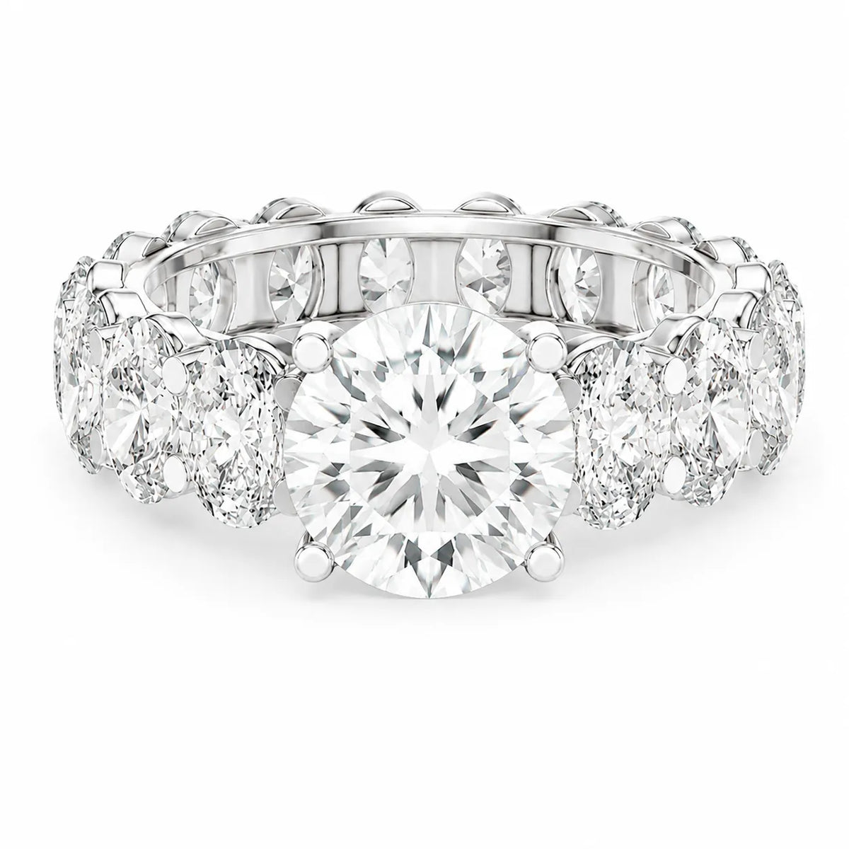 The Everlasting Grace Ring with Oval Diamond