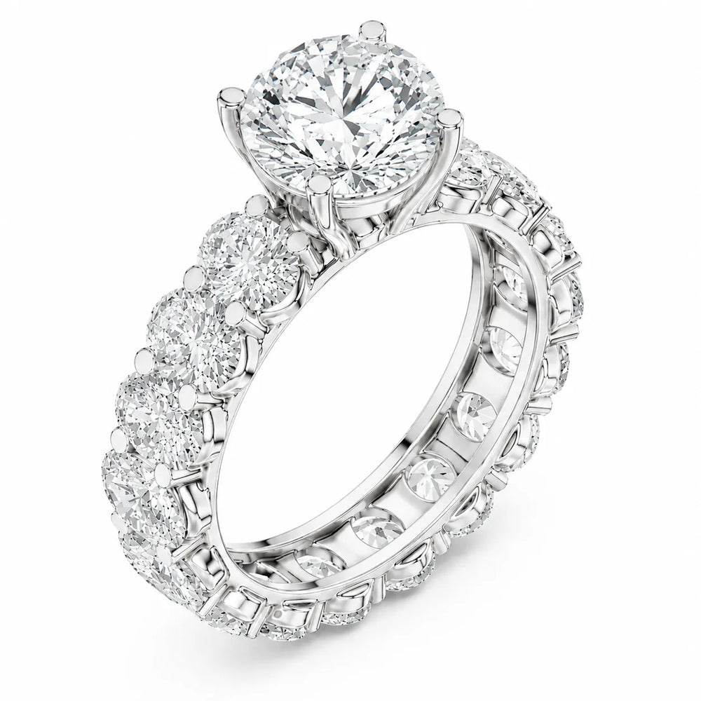 The Everlasting Grace Ring with Oval Diamond