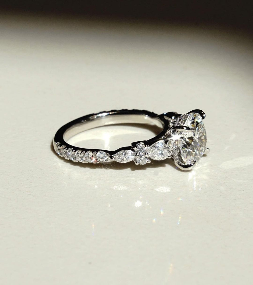 Round Brilliant Cut Labgrown Engagement Ring
